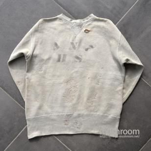 OLD W/V SWEAT SHIRT WITH STENCIL