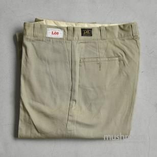 Lee COTTON TWILL WORK TROUSER34-32/DEADSTOCK