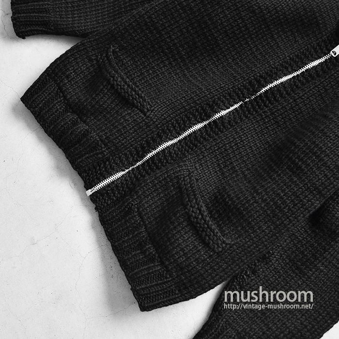 POLAR BEAR COWICHAN WOOL JACKET（BLACK） - 古着屋