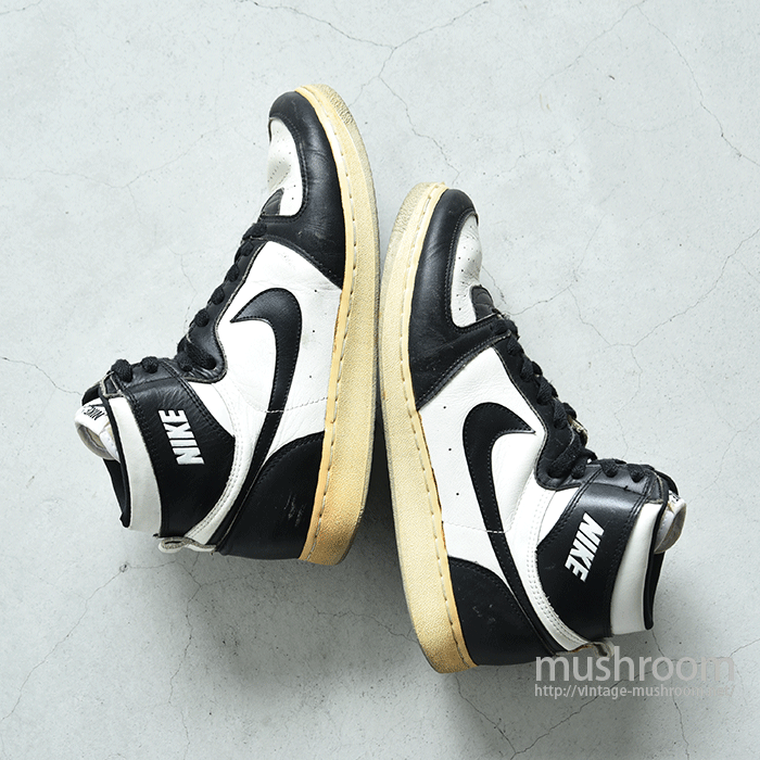 NIKE WHITE×BLACK CONVENTION BASKETBALL SHOES（'86/US9 1/2） - 古着屋