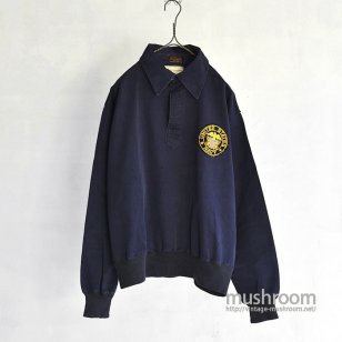 U.S.NAVY PULLOVER COTTON SHIRT MADE BY WILSON 