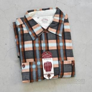 SUN VALLEY PRINT FLANNEL SHIRT16-16H/DEADSTOCK