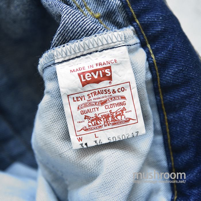 最新人気 TRAMWAY DENIM ヴィンテージ FRANCE IN MADE Gジャン/デニム