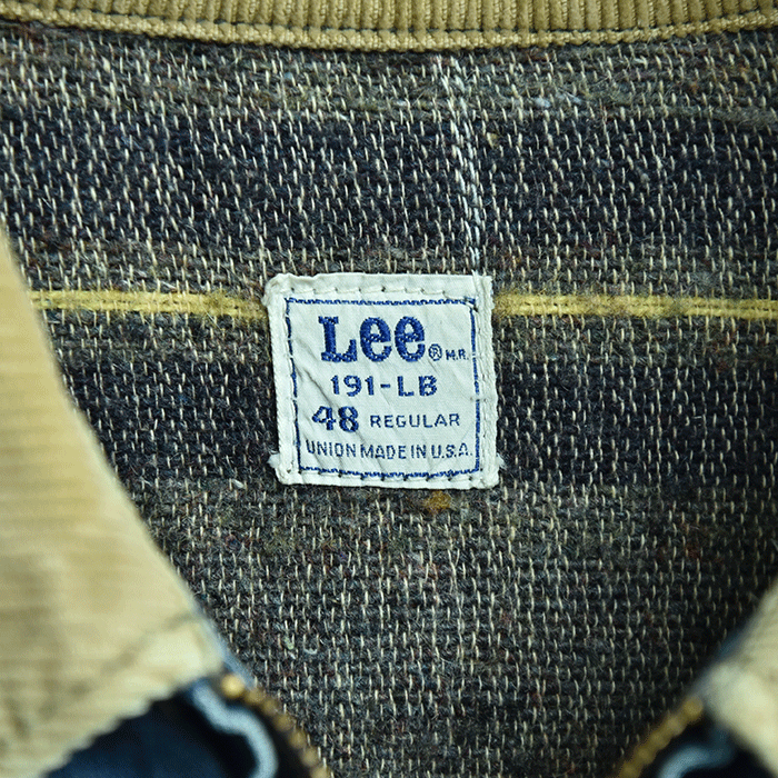 Lee 191-LB DENIM WORK JACKET(48 REG) - 古着屋 | mushroom Lee 191-LB DENIM WORK JACKET(48 REG) - 古着屋 | mushroom