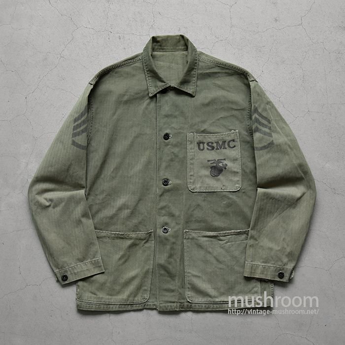 USMC P-41 TWO-TONE HBT UTILITY JACKET - 古着屋 ｜ mushroom(マッシュルーム) ヴィンテージ クロージングストア