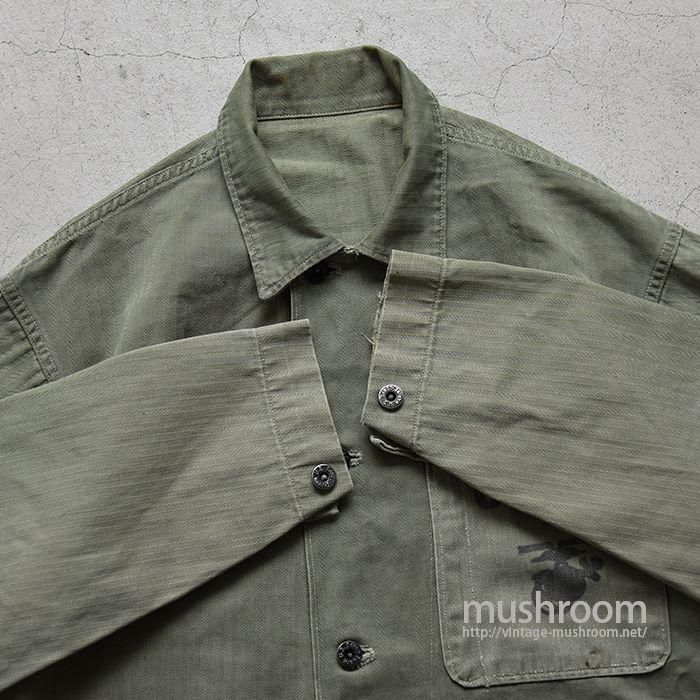 USMC P-41 TWO-TONE HBT UTILITY JACKET - 古着屋 ｜ mushroom