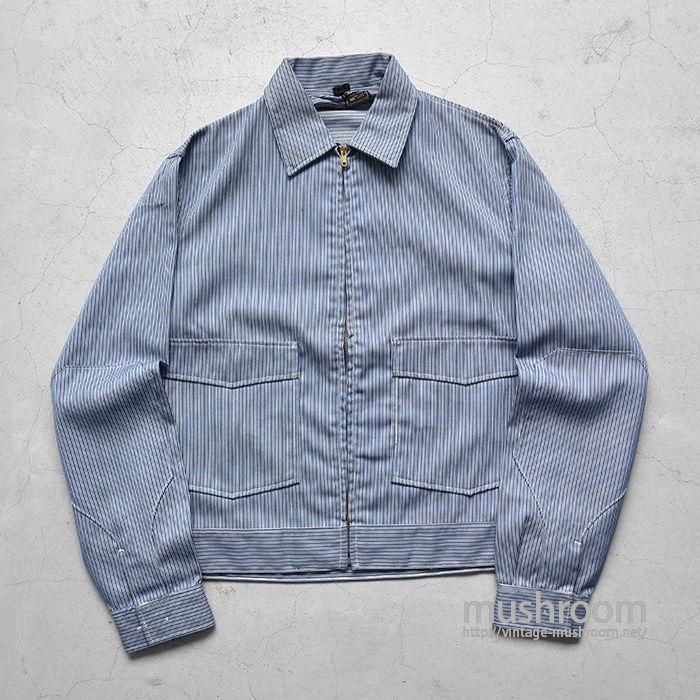 Lee LIBERTY STRIPED WORK JACKET（40 LONG） - 古着屋
