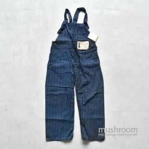 THE LITTLE MAN'S WABASH-STRIPE OVERALL5/DEADSTOCK