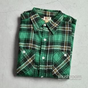 WINTER KING PLAID FLANNEL SHIRTMINT/16 1/2