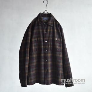 PENDLETON PLAID WOOL SHIRTMEDIUM