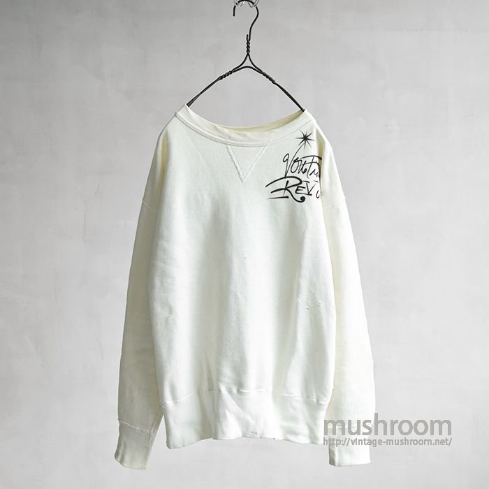 OLD AIR BRUSH-PRINTED S/V SWEAT SHIRT - 古着屋 ｜ mushroom(マッシュルーム) ヴィンテージ クロージングストア