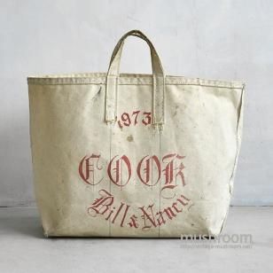 OLD CANVAS TOTE BAG1973/BILL&NANCY