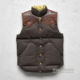 ROCKY MOUNTAIN DOWN VEST40/DARK BROWN