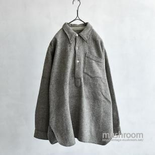 OLD ONE-POCKET TWEED WOOL SHIRT