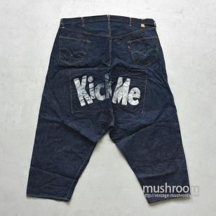 LEVI'S 501XX KICK ME PIERROT JEANSONE WASHED