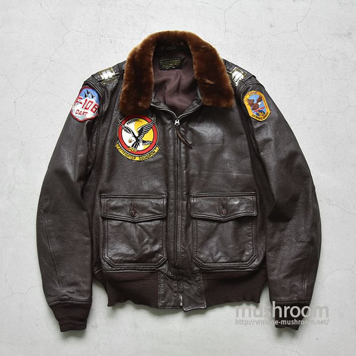 U.S.NAVY 7823 FLIGHT JACKET WITH SQUARON PATCH（46/MINT） - 古着屋