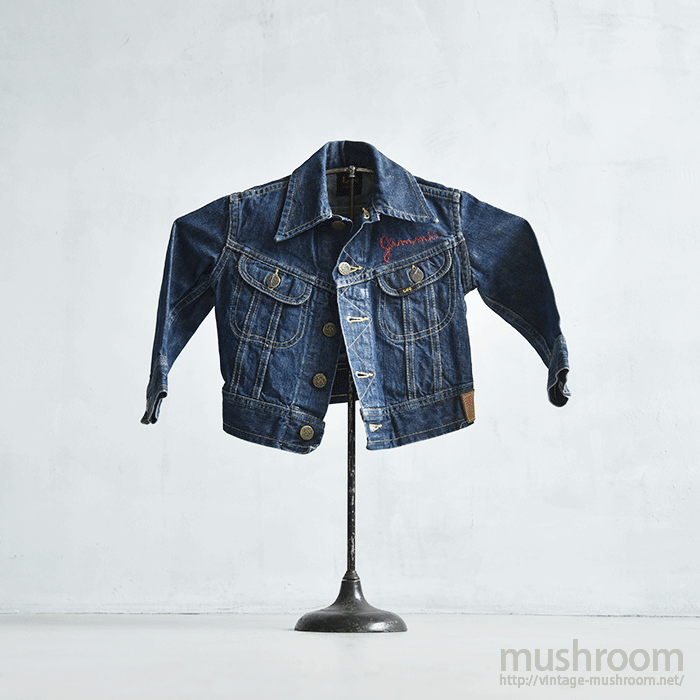 Lee 109-JB DENIM JACKET(KID'S 4) - 古着屋 | mushroom Lee 109-JB DENIM JACKET(KID'S 4) - 古着屋 | mushroom