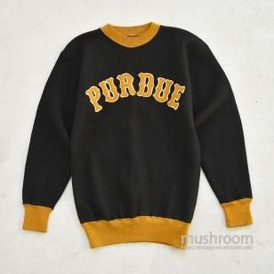 SPALDING  TWO-TONE WOOL SWEAT SHIRT