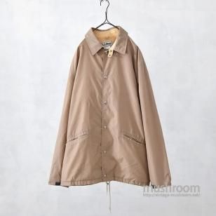 L.L.BEAN NYLON COACH JACKET WITH CHINSTRAP
