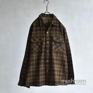 PENDLETON PLAID WOOL BOX SHIRTM/MINT