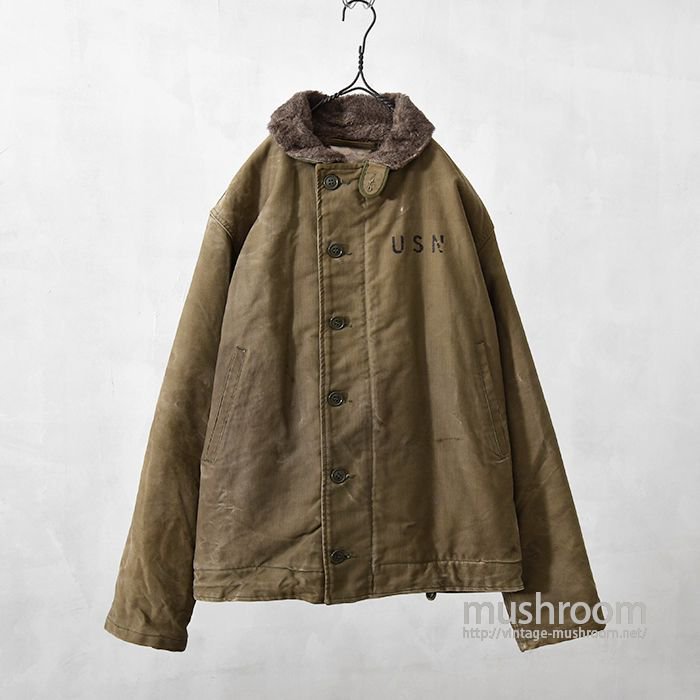 U.S.NAVY N-1 DECK JACKET（40/GOOD CONDITION） - 古着屋 ｜ mushroom ...