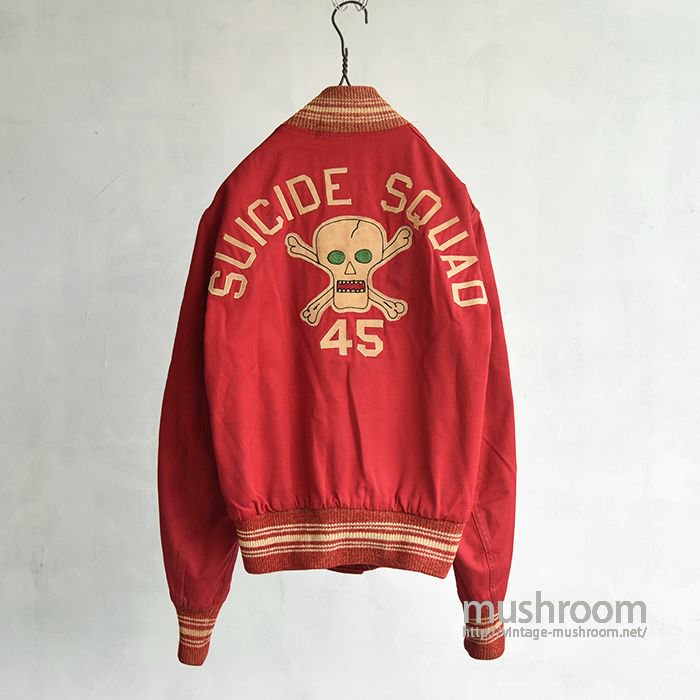 THE W.A.HOLT CO INC  AWARD  JACKET WITH SKULL PATCH