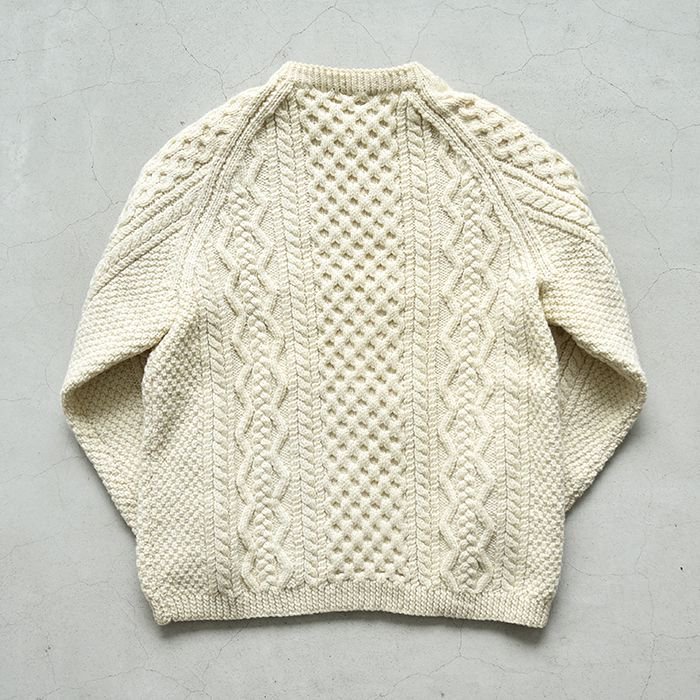 CALLAN KNITWEAR ARAN KNIT SWEATER - 古着屋 ｜ mushroom