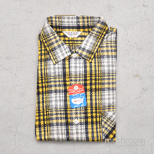 SPORT SHIRT PLAID COTTON SHIRTL/DEADSTOCK
