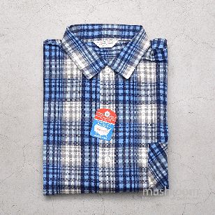 SPORT SHIRT PLAID COTTON SHIRTL/DEADSTOCK
