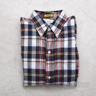 OLD MADRAS PLAID COTTON L/S BD SHIRTM/ALMOST DEADSTOCK