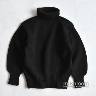 UNKNOWN BLACK TURTLE NECK SWEATERGOOD CONDITION