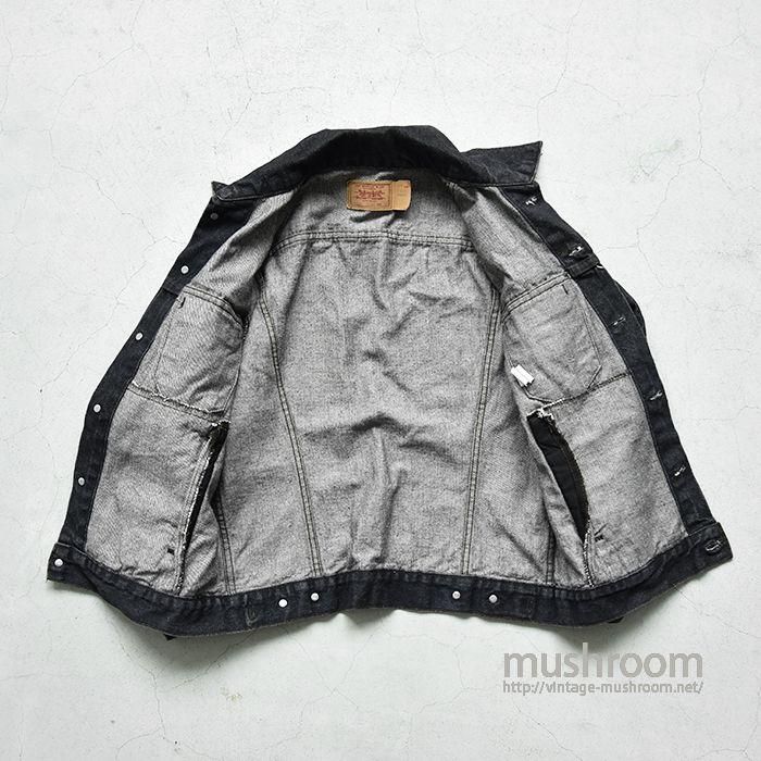 LEVI'S 70506-0259 BLACK DENIM JACKET(40/MINT) - 古着屋 LEVI'S 70506-0259 BLACK DENIM JACKET(40/MINT) - 古着屋