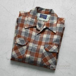 PENDLETON PLAID WOOL BOX SHIRTL/MINT