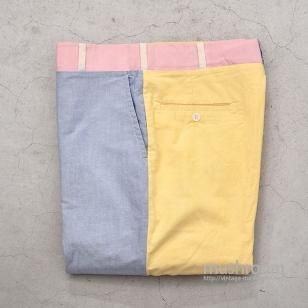 BROOKS BROS CRAZY PATTERN OXFORD TROUSER