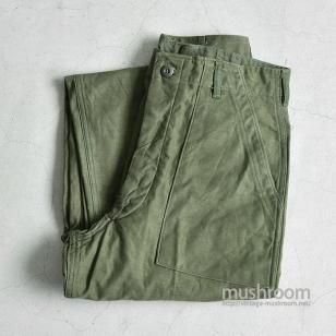 U.S.ARMY COTTON SATEEN UTILITY TROUSERSONE WASHED/32-31