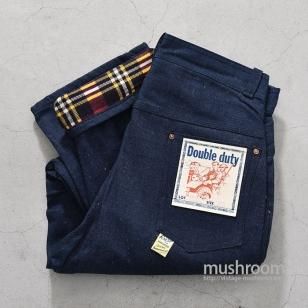 DOUBLE DUTY DENIM PAINTER PANTS32-32/DEADSTOCK 