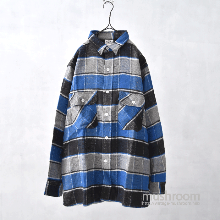 KING KOLE PLAID PRINT FLANNEL SHIRT(16/DEADSTOCK) - 古着屋 KING KOLE PLAID PRINT FLANNEL SHIRT(16/DEADSTOCK) - 古着屋