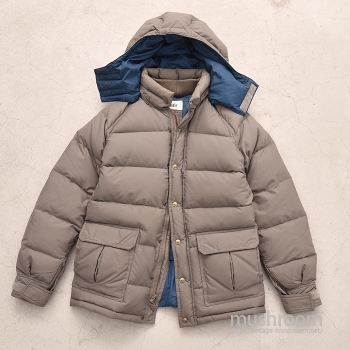 REI DOWN JACKET WITH HOODY(S/GOOD CONDITION) - 古着屋 REI DOWN JACKET WITH HOODY(S/GOOD CONDITION) - 古着屋