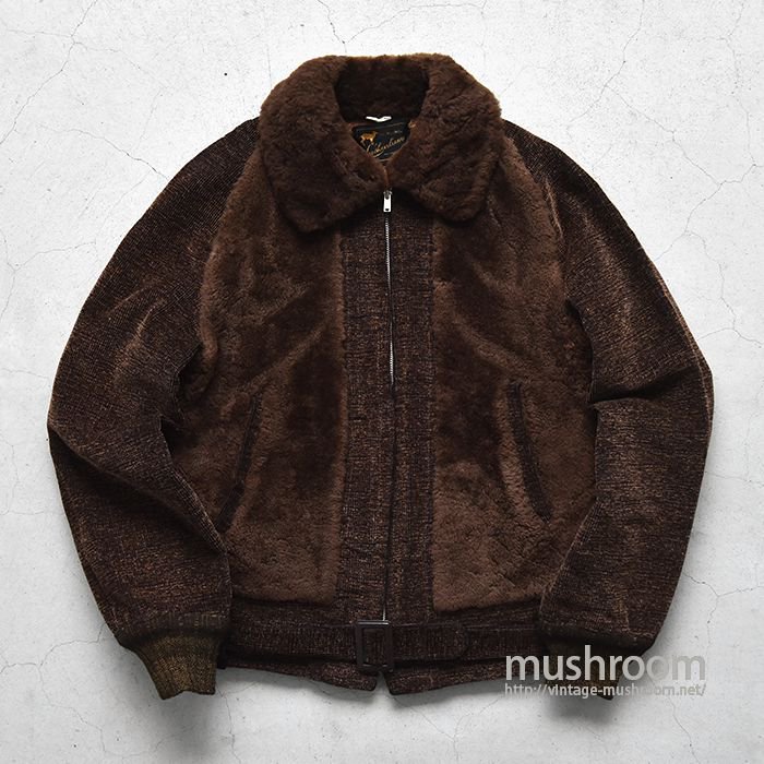 LASKINLAMB GRIZZLY JACKET（ UNUSUAL STYLE/ALMOST DEADSTOCK ）