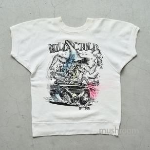 ED ROTH WILD CHILD AIRBRUSH PRINTED S/S SWEAT