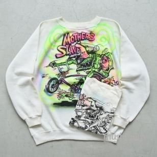 ED ROTH & VON FRANCO MOTHER'S SLAVE AIRBRUSH PRINTED SWEAT & T-SHIRT SET