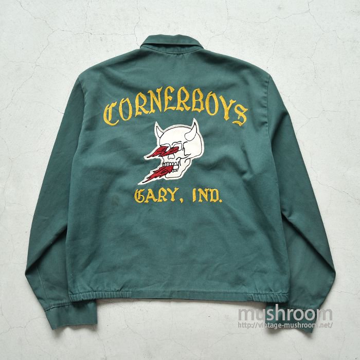 CORNERBOYS CAR CLUB JACKET（SKULL） - 古着屋 ｜ mushroom