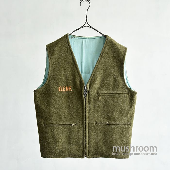 KOREA SOUVENIR WOOL VEST - 古着屋 ｜ mushroom(マッシュルーム