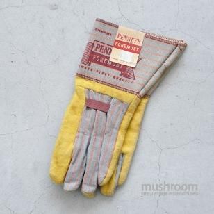 PENNEY'S FOREMOST WORK GLOVES DEADSTOCK 