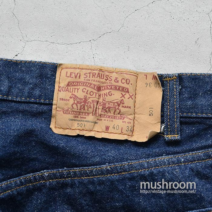 LEVI'S 501 JEANS（82年製/W40L34/MINT） - 古着屋 ｜ mushroom