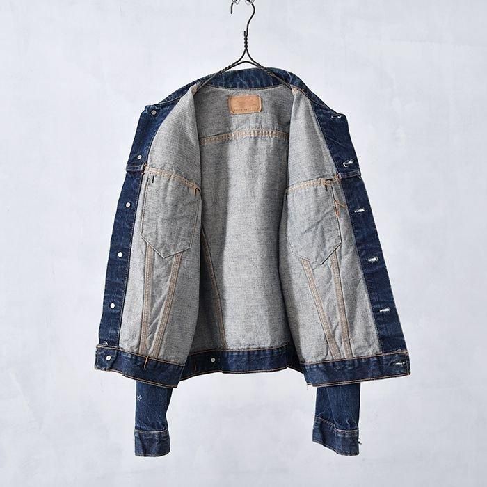 LEVI'S 70505-0217 BIGE DENIM JACKET（44） - 古着屋 ｜ mushroom