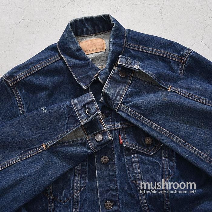 LEVI'S 70505-0217 BIGE DENIM JACKET(44) - 古着屋 LEVI'S 70505-0217 BIGE DENIM JACKET(44) - 古着屋