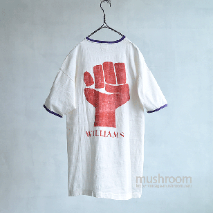 WILLIAMS COLLEGE FIST PRINT T-SHIRTMADE BY CHAMPION