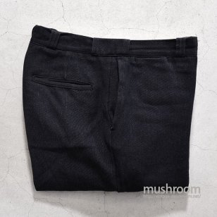 OLD BLK WHIPCORD WORK TROUSER