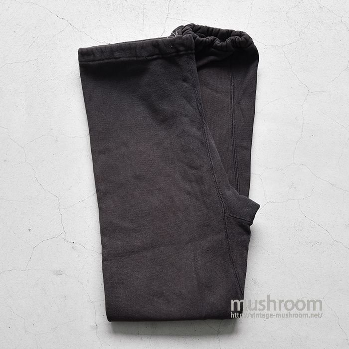 champion black plain reverse weave pants（good fading/large）